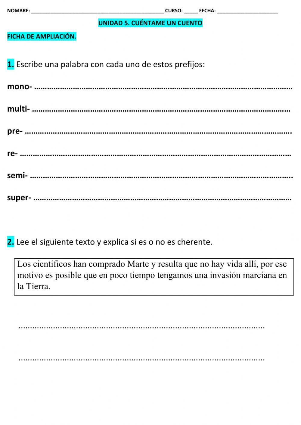 Ficha ampliación T-5 LCL 5º EPO