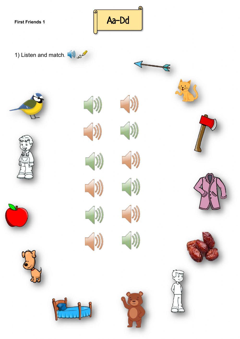 First Friends 1 - Aa-Dd