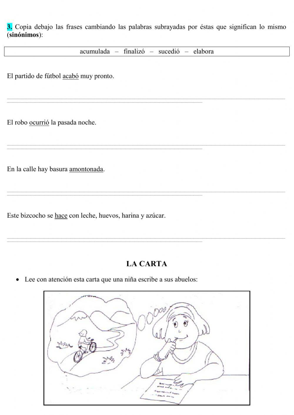 Ficha expresión escrita t-8 lcl 5º epo