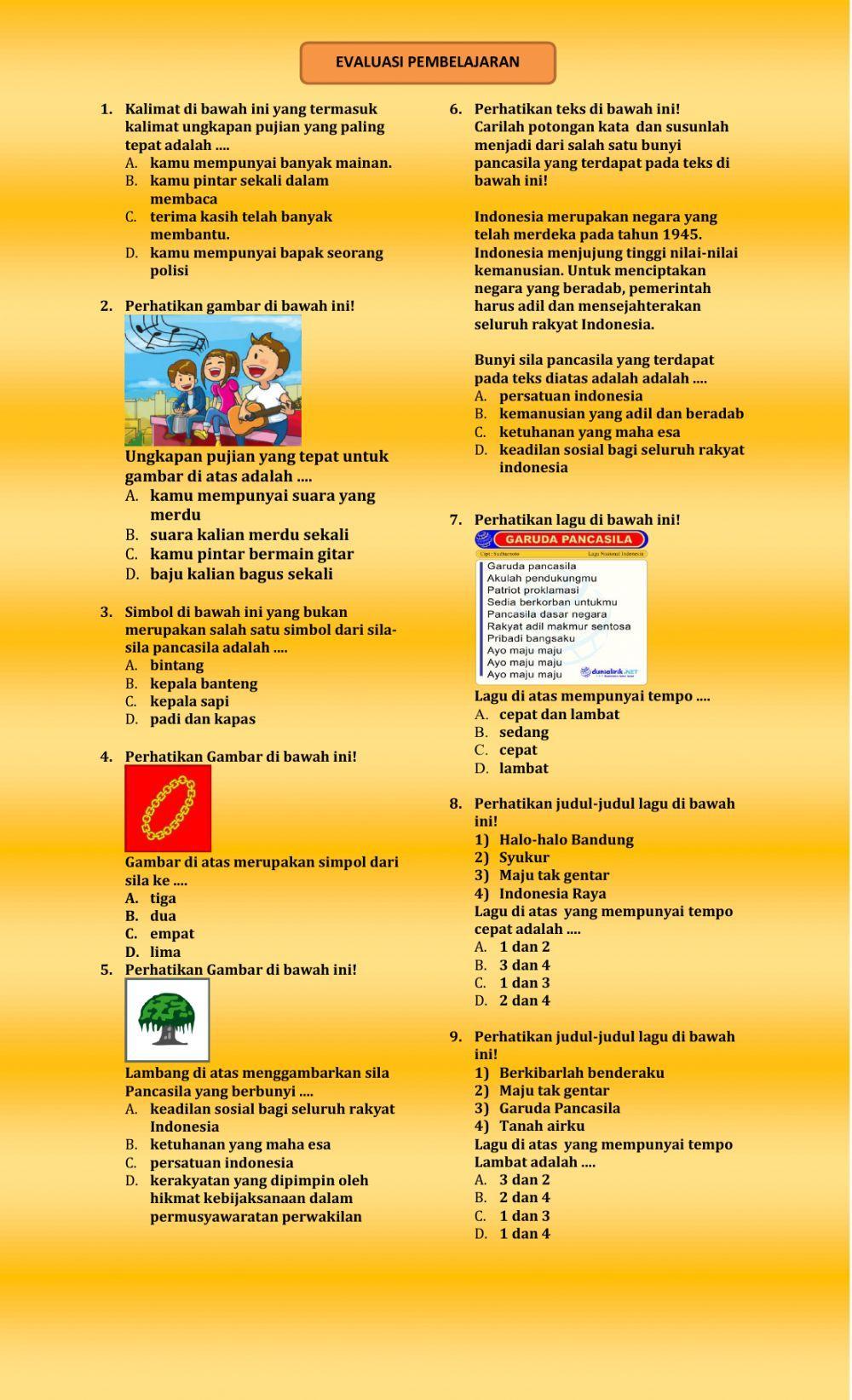 Evaluasi pembelajaran
