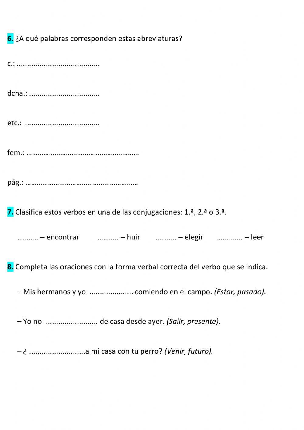 Ficha  APLI T-8 LCL 5º EPO