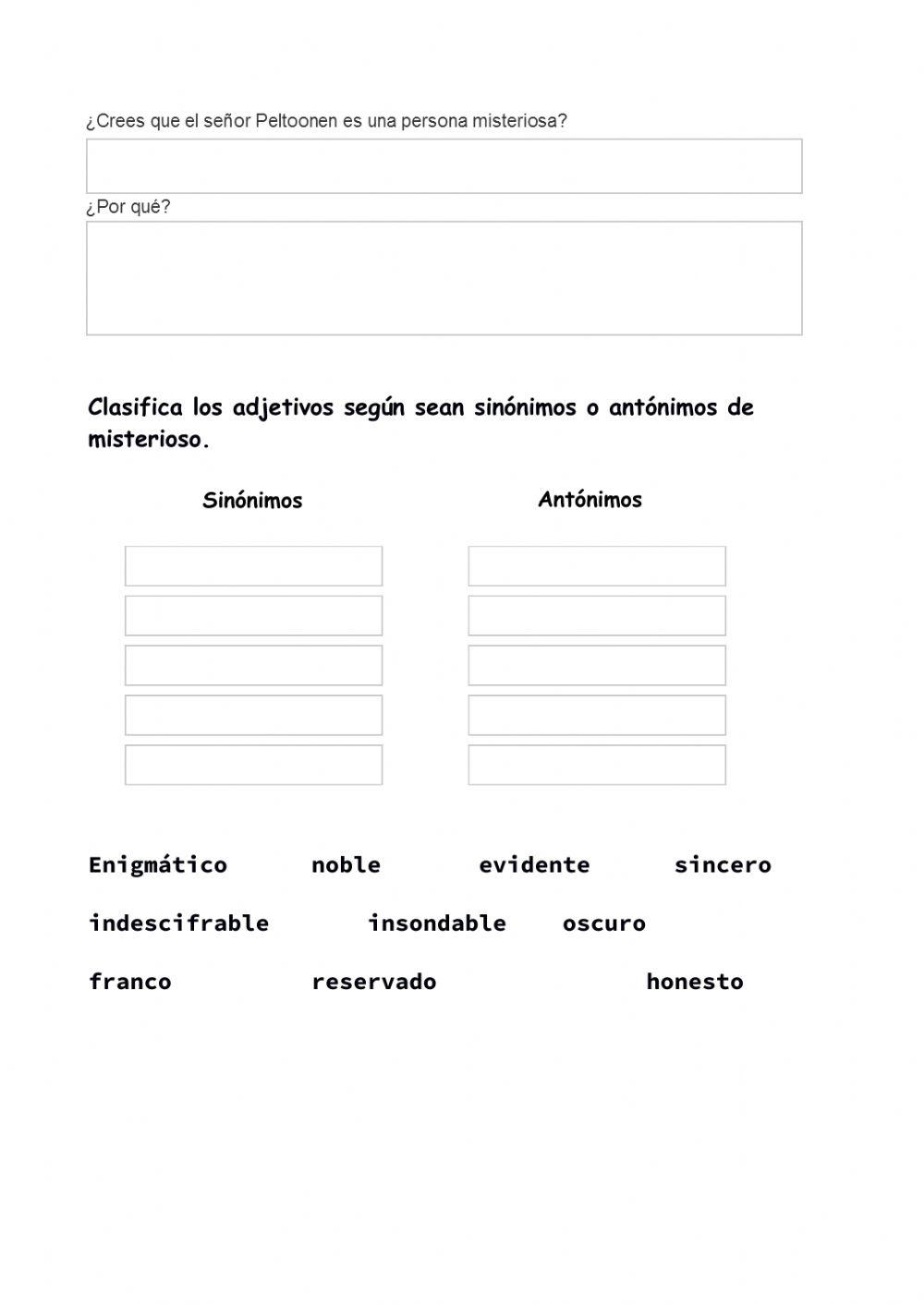 Comprensión lectora