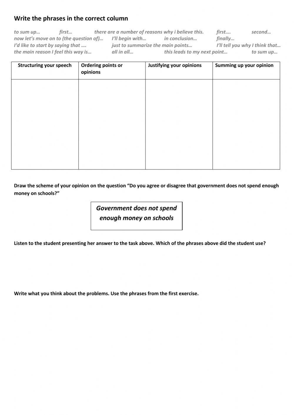 Solutions PreInt 3ed Unit 7G giving opinions