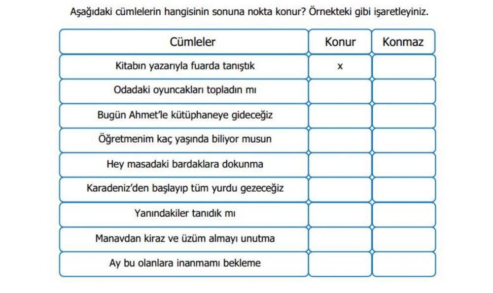 Noktama İşaretleri (Nokta)