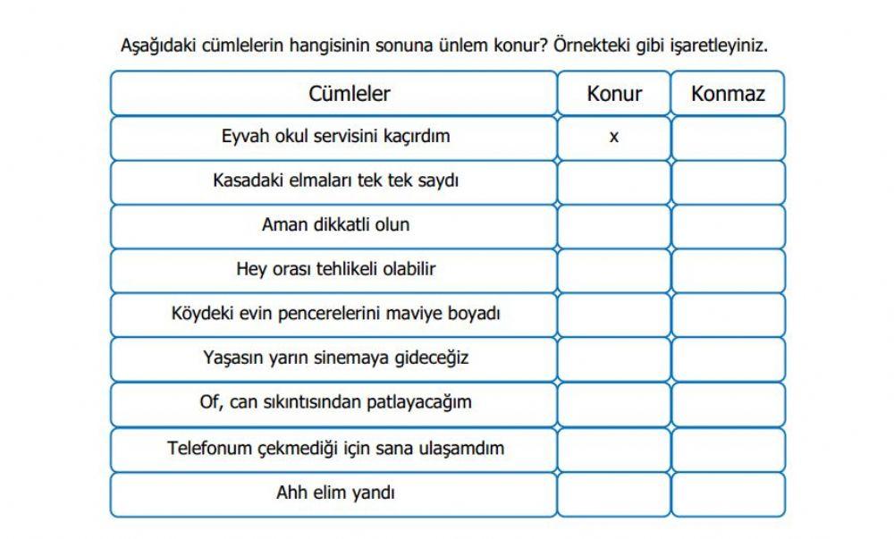 Noktama İşaretleri (Ünlem)