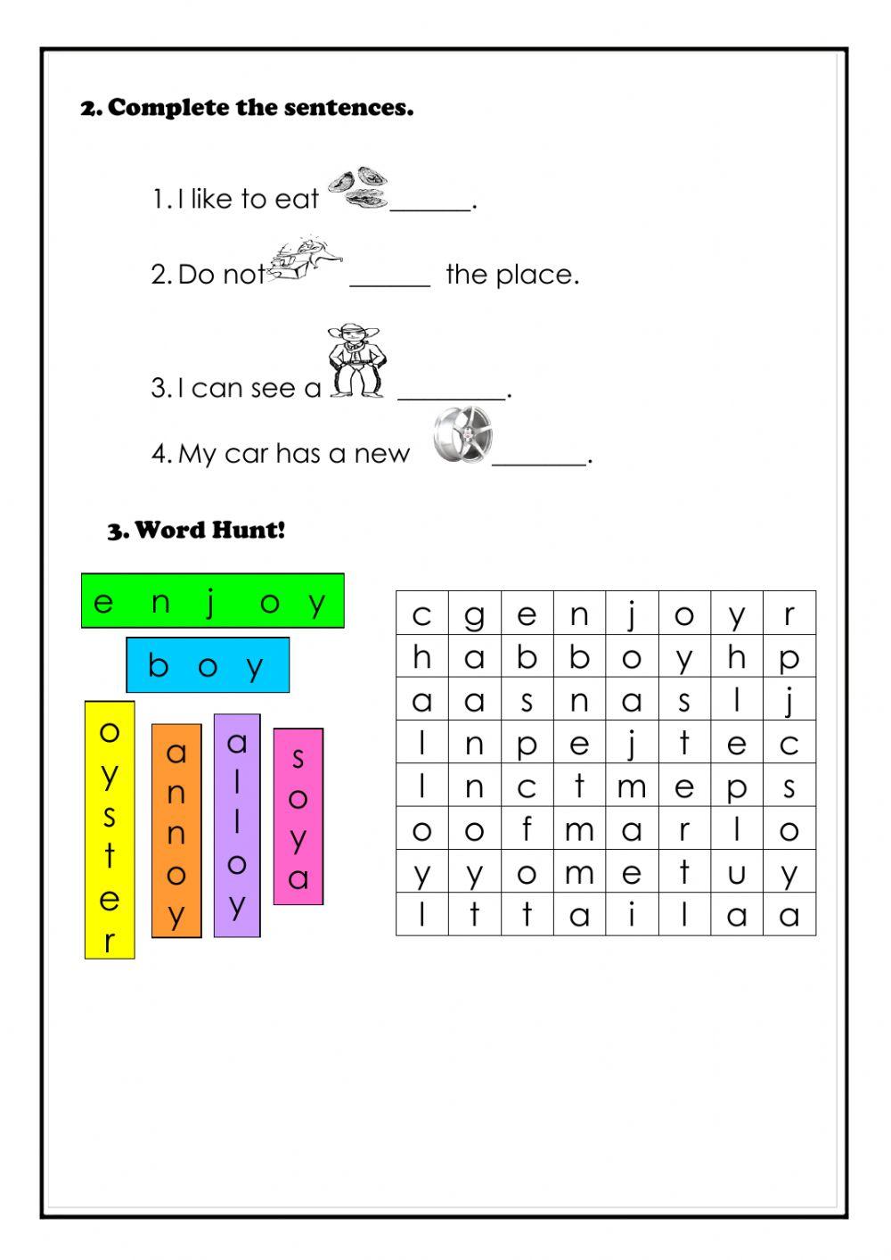 Lesson 59 - oy sound