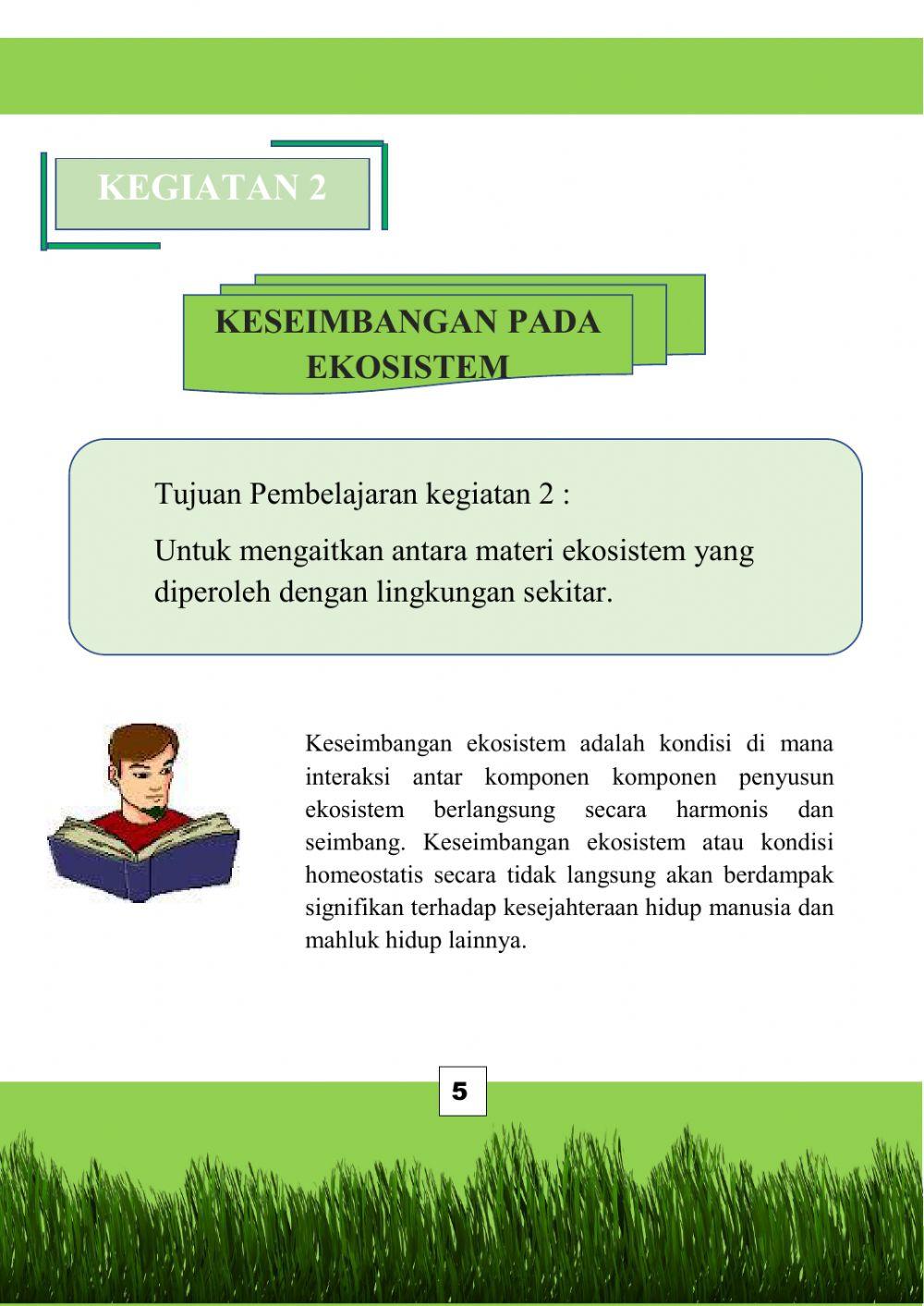 E-LKPD Ekosistem SMA Kelas X