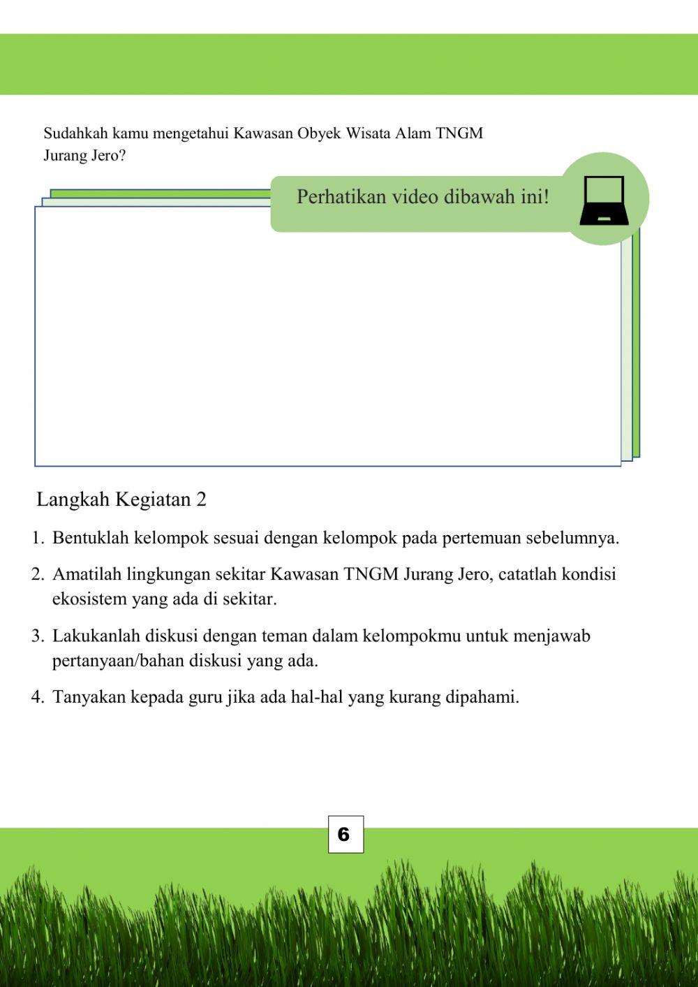 E-LKPD Ekosistem SMA Kelas X