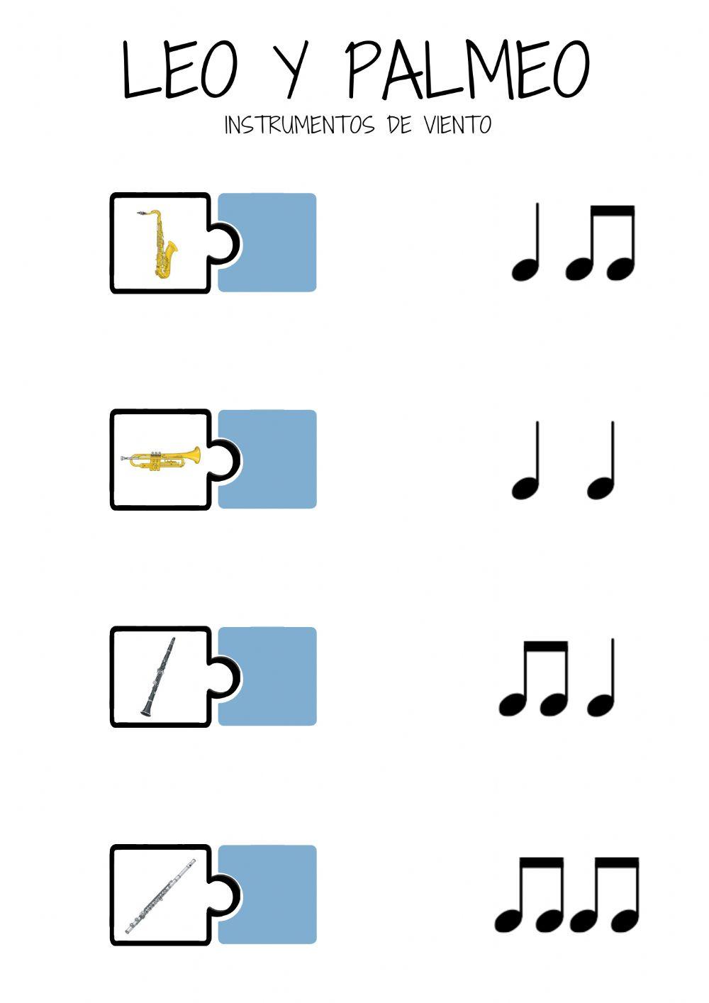 Leo y Palmeo istrumentos de viento