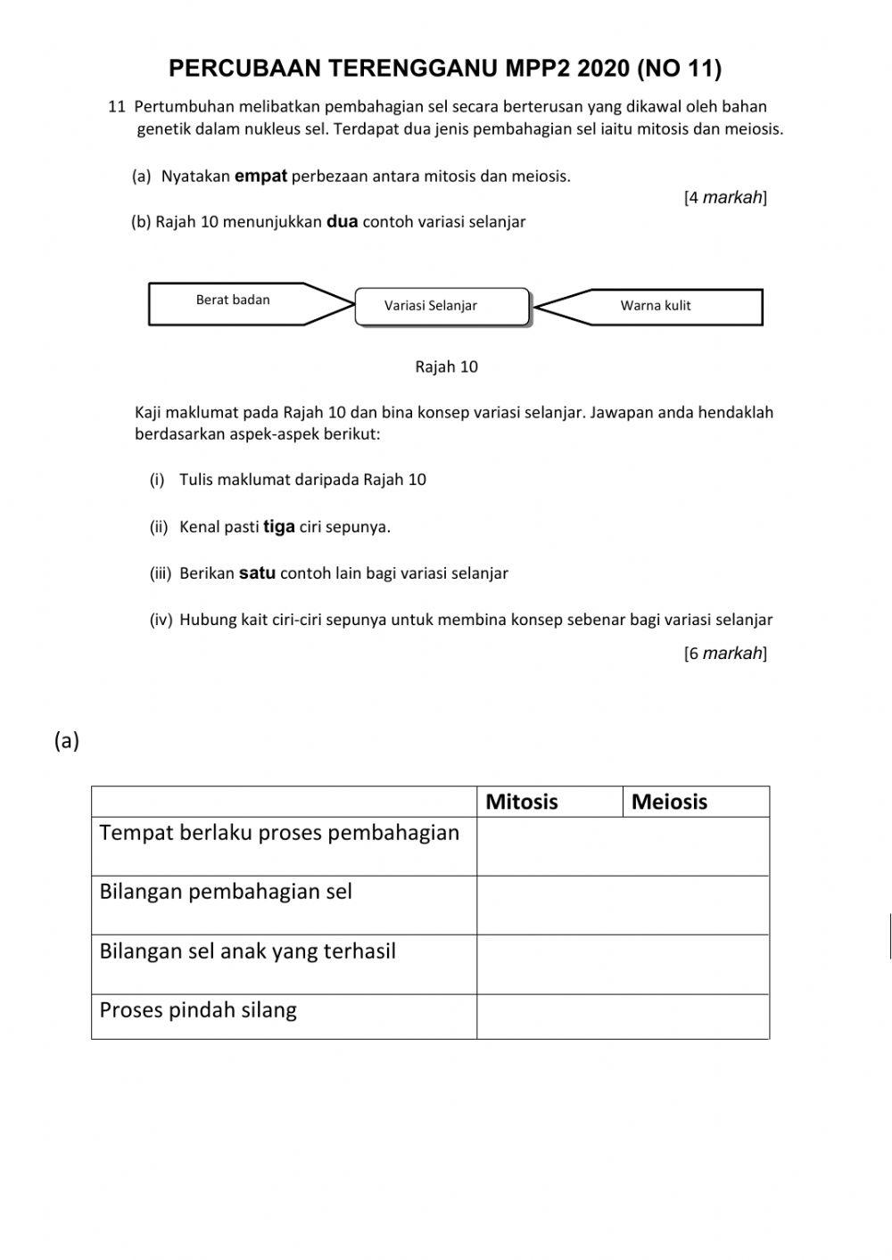 Soalan Percubaan SPM Terengganu MPP2 2020 (Bahagian C: No 11)