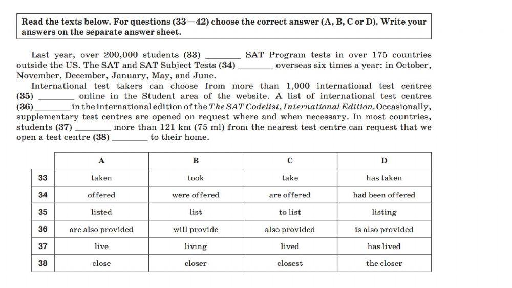 ЗНО (Grammar 5-6)