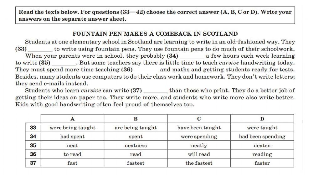 ЗНО (Grammar 5-6)