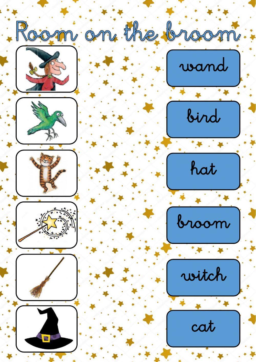 Room on the broom - vocabulary