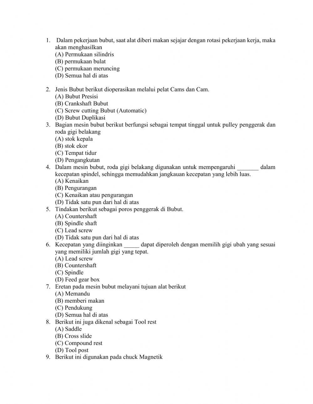 Soal pmp kelas 11 worksheet live worksheets
