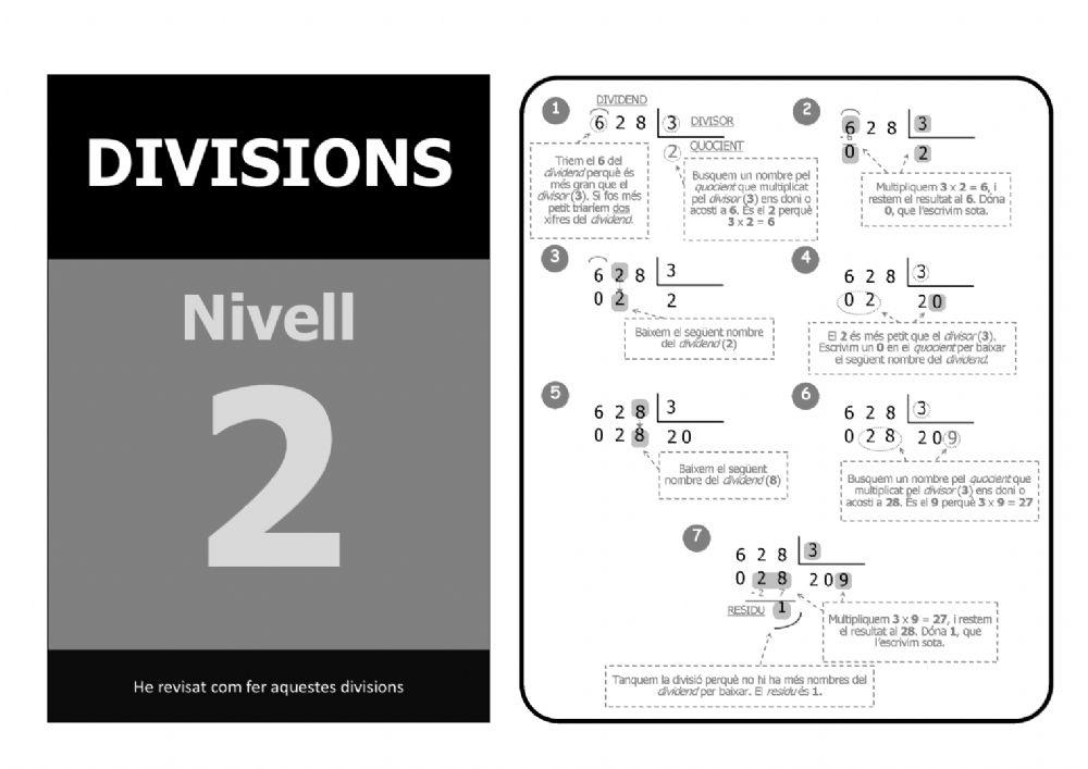Divisions nivell 5 - 2n nivell - Tutorial