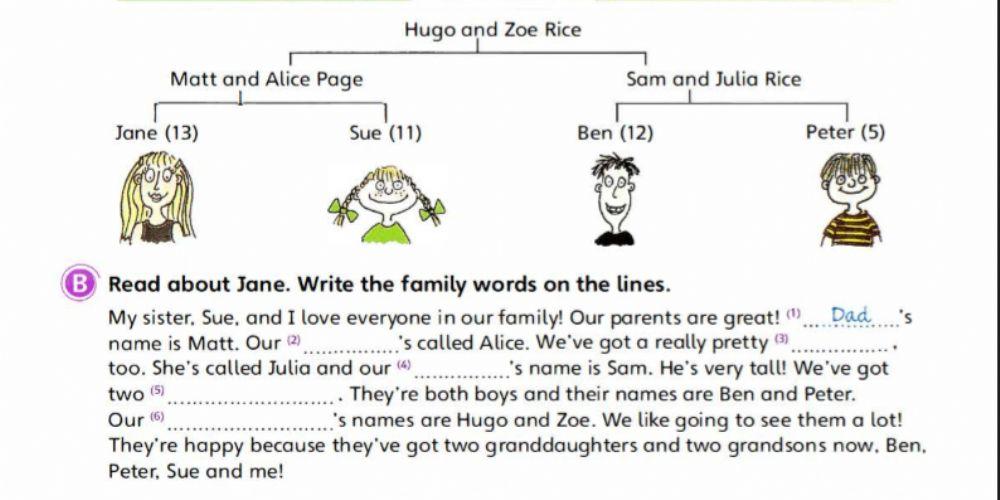 Me and my family. Fun for movers. Unit 9.