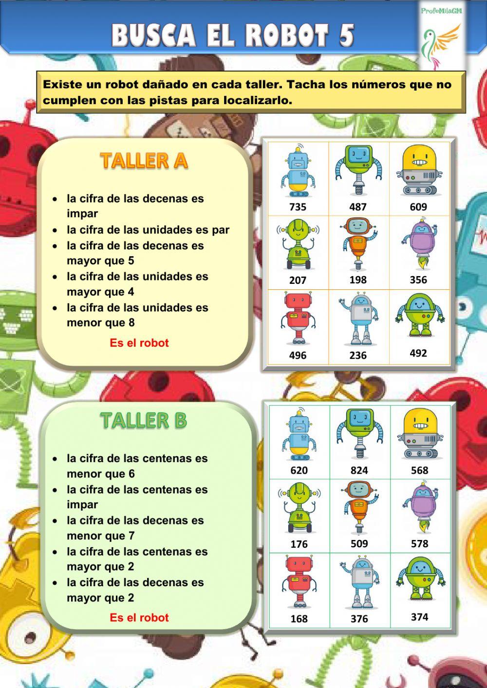 TALLER NUMERACIÓN 5