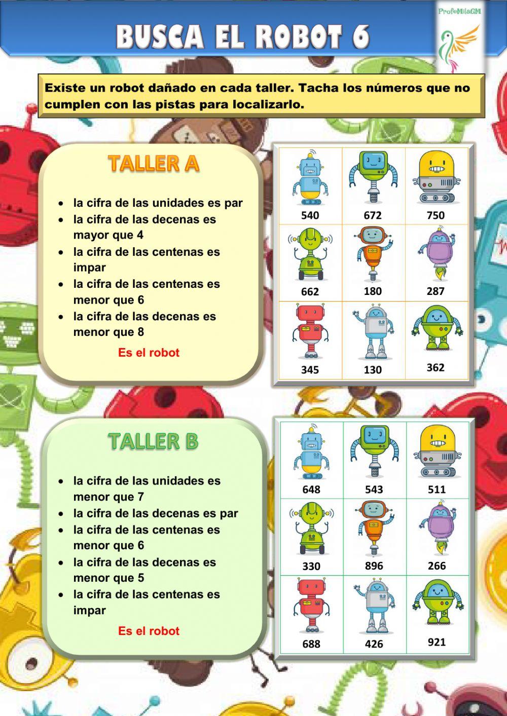 TALLER NUMERACIÓN 6