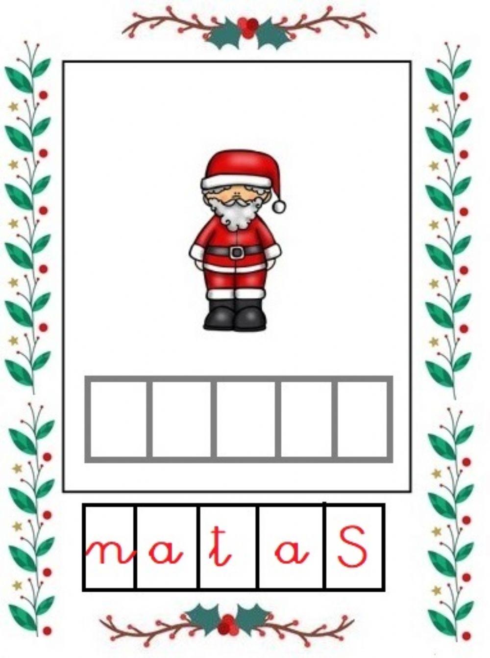 DELETREAR SANTA DELETREAR SANTA