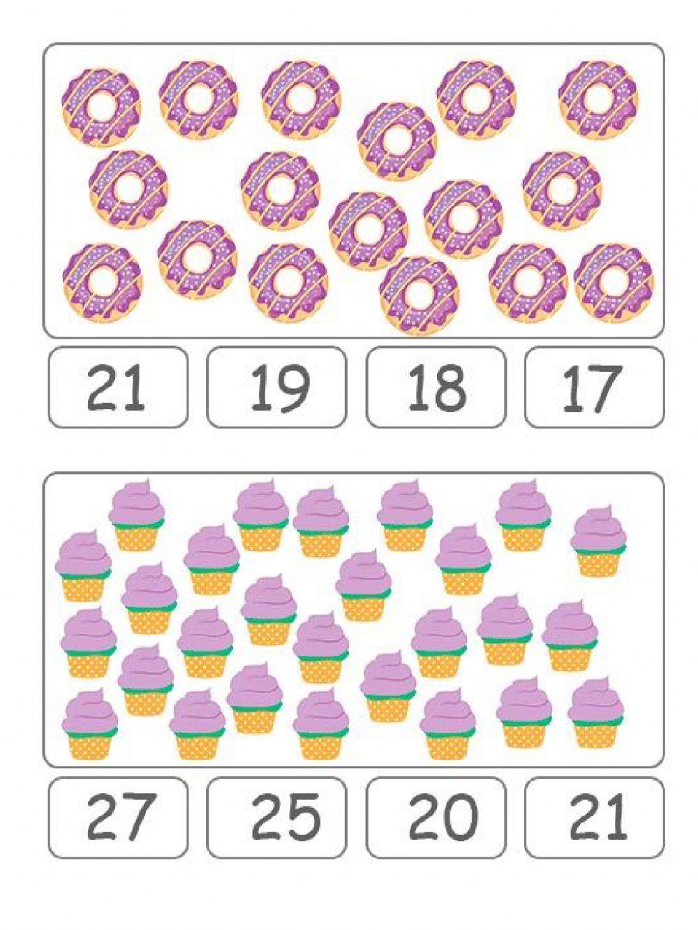 Contemos diferentes objetos....