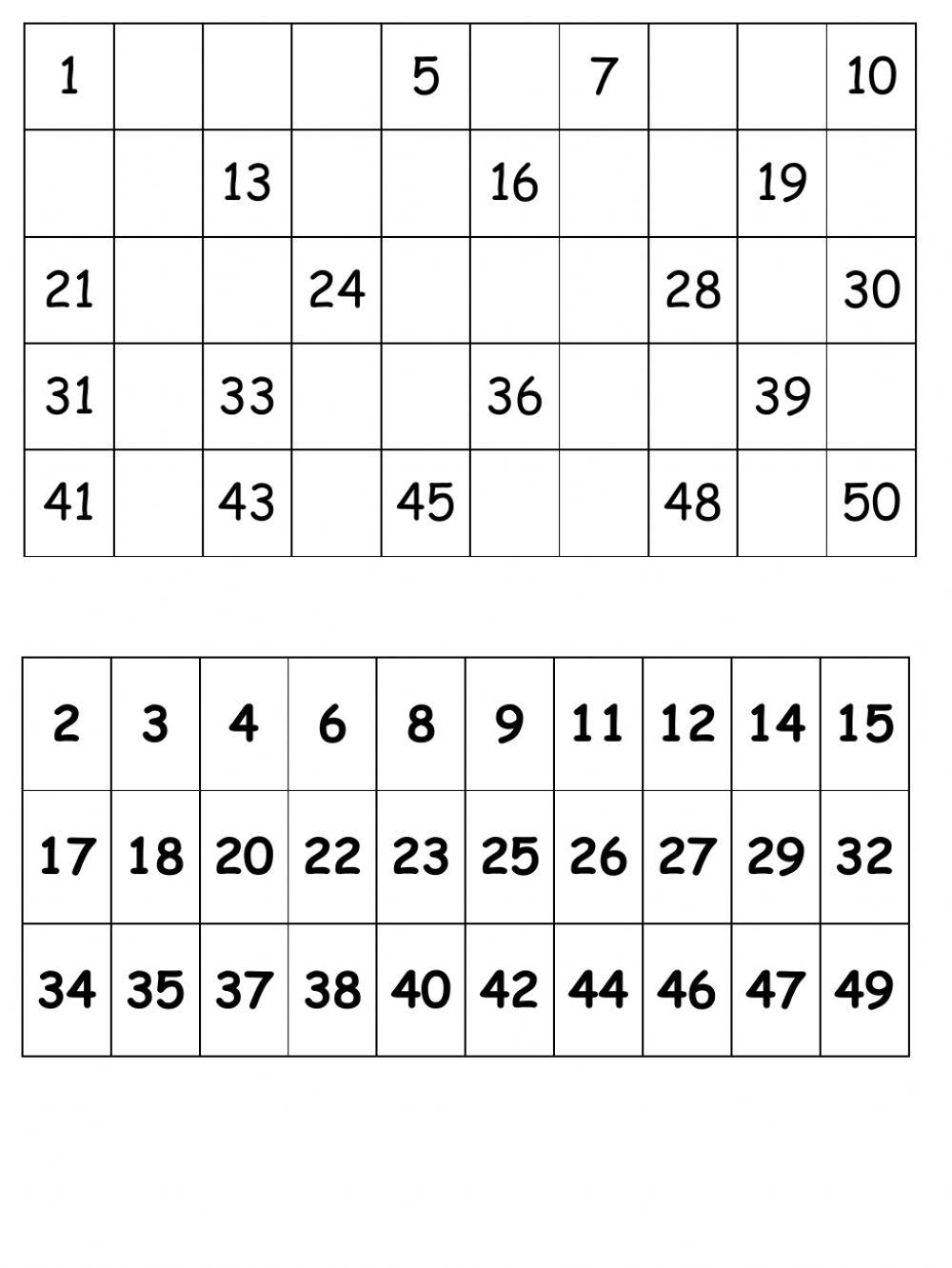 Contemos diferentes objetos....