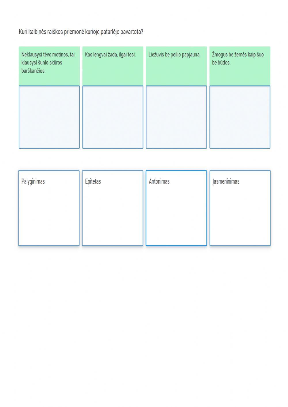 Savarankiškas darbas iš skyriaus -Smulkiosios tautosakos sąmojis ir išmintis