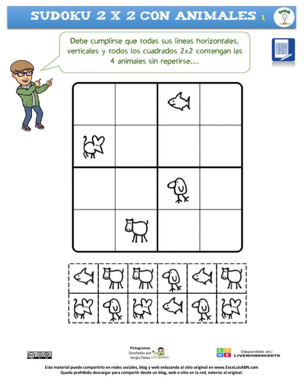 Sudoku 2x2 - 1
