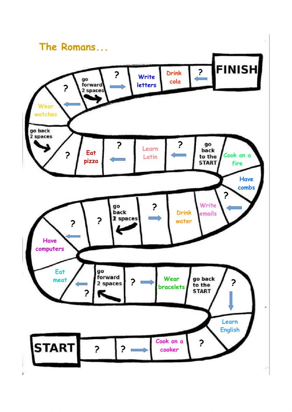 The Romans did... The Romans didn't... board game