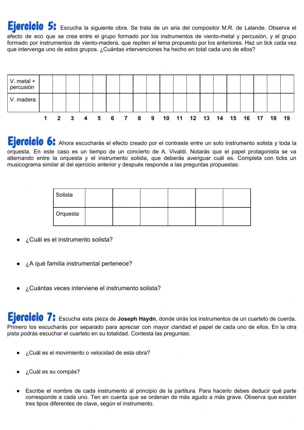 Unidad 5.3 Agrupaciones instrumentales