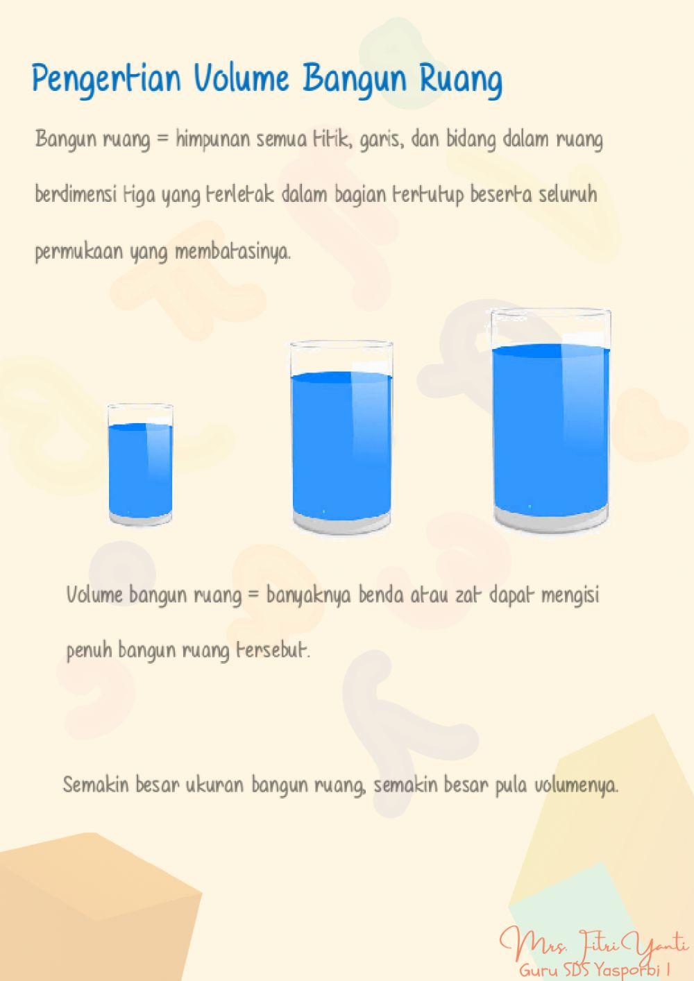 Volume Bangun Ruang5-8 Volume Bangun Ruang5-8