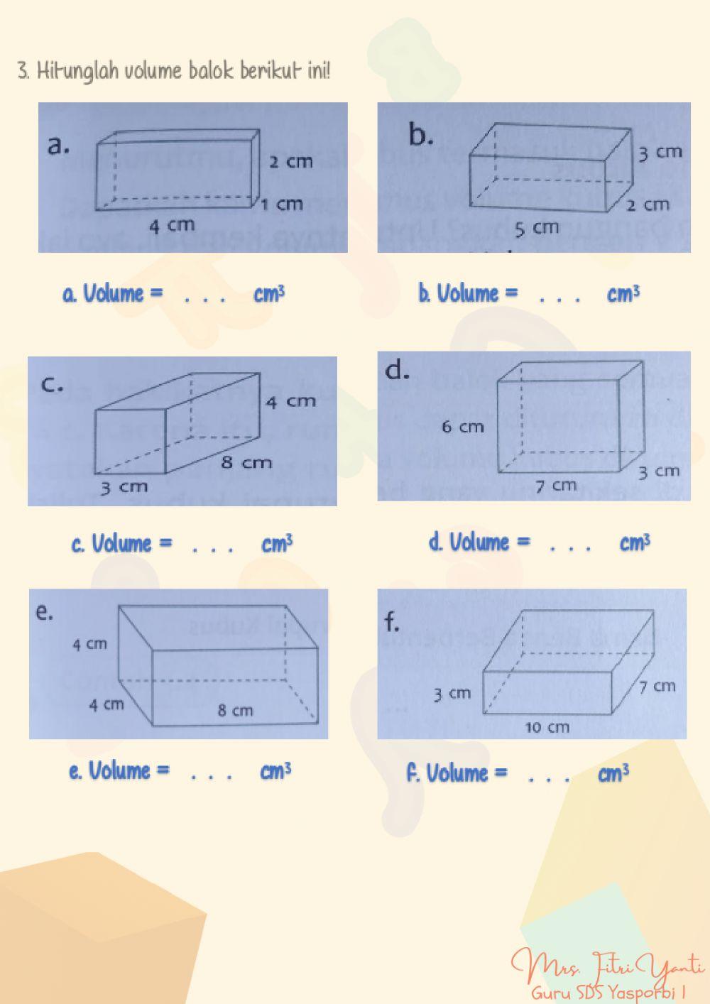 Volume Bangun Ruang13-18 Volume Bangun Ruang13-18