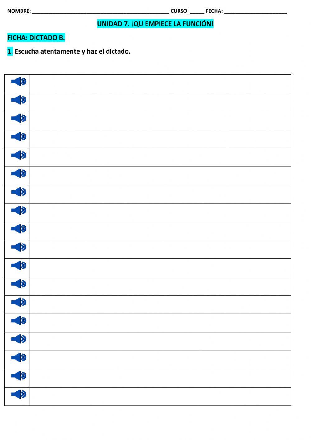 Ficha DICTADO A T-7  LCL 5º EPO