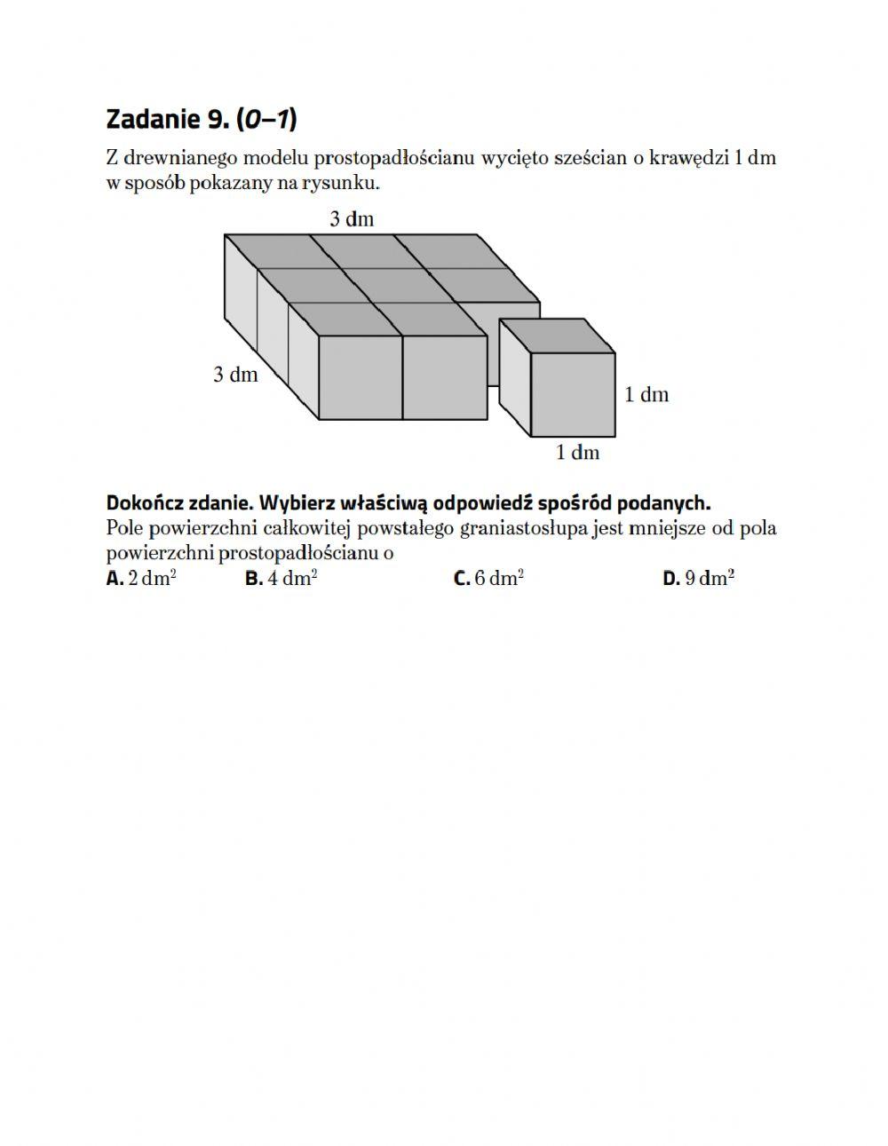 Arkusz próbny OP klasa 8