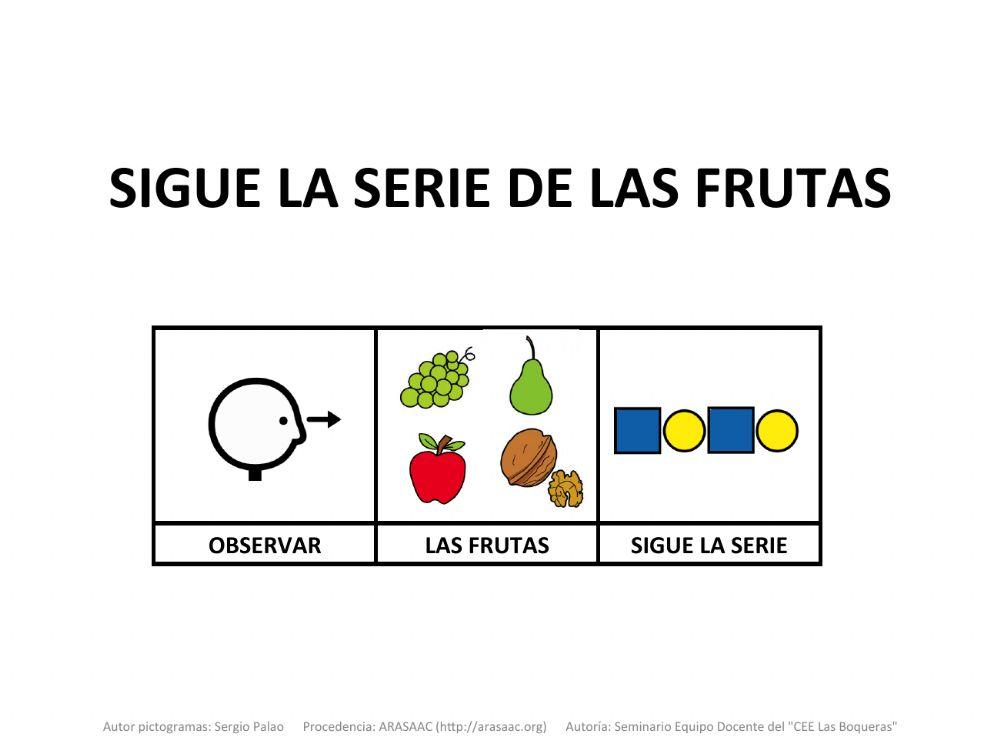 Material Teacch sericaciones