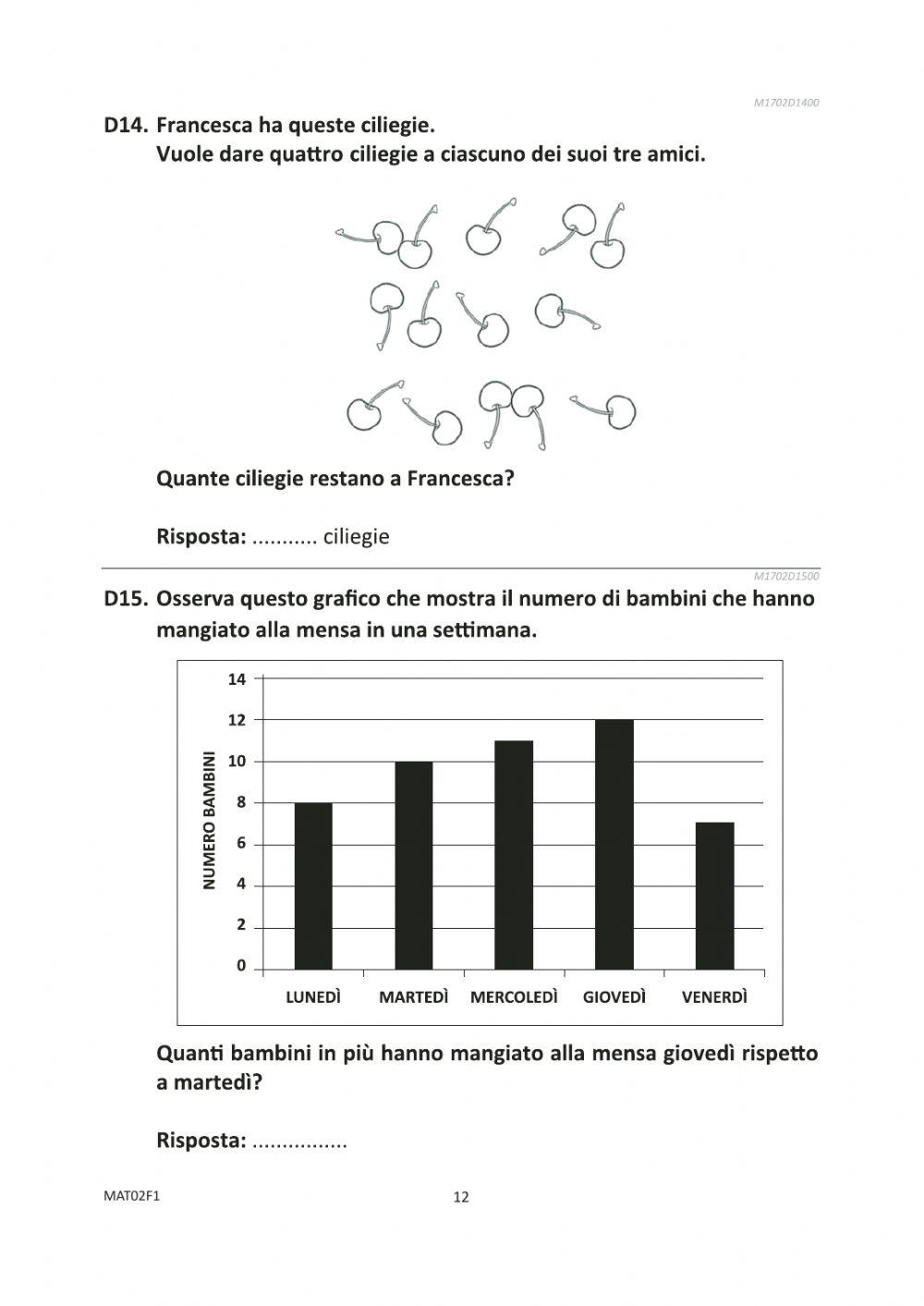 Matematica invalsi 2016-2017