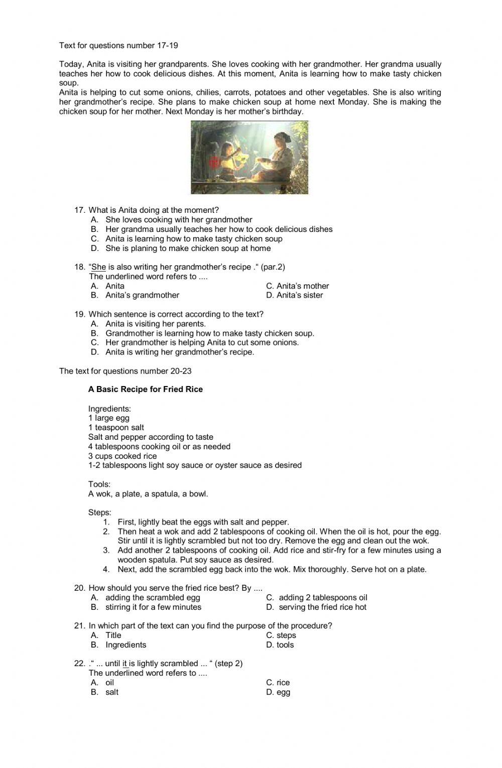 Bahasa Inggris kelas 9