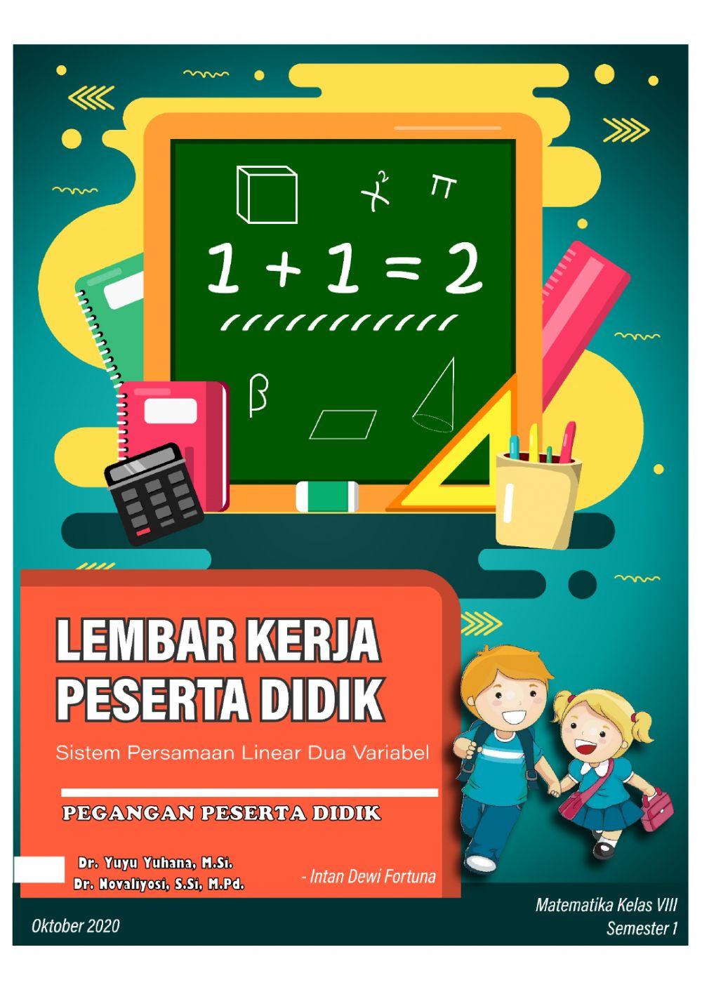 LKPD 2. Sistem Persamaan Linear Dua Variabel (SPLDV)