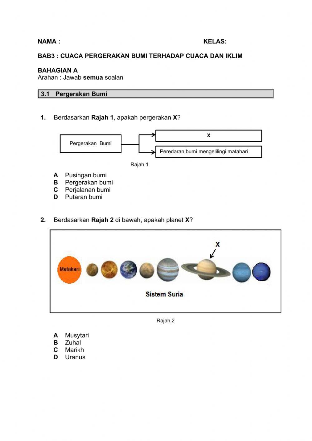 Geografi T2-Bab 3 Bhgn A