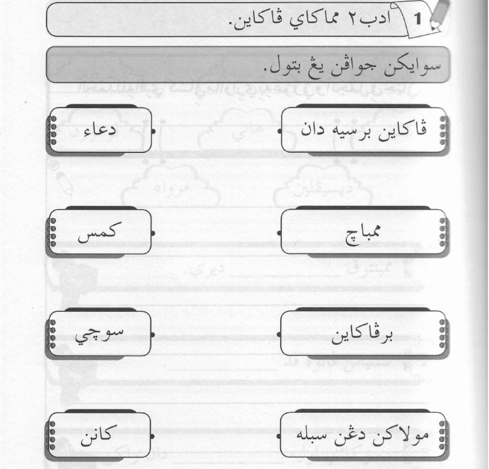 Ujian akhlak tahun 1