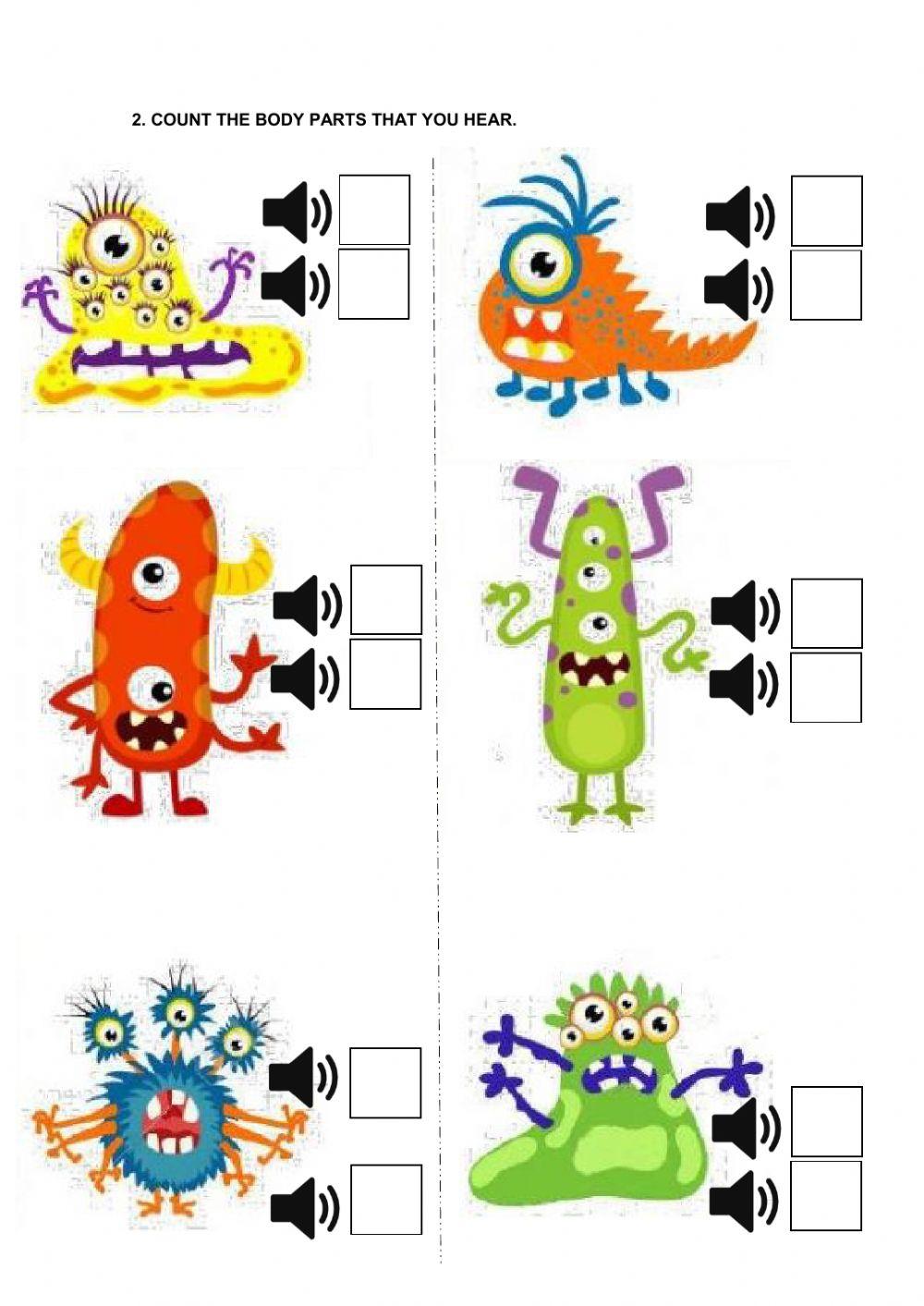 Quiz about body parts