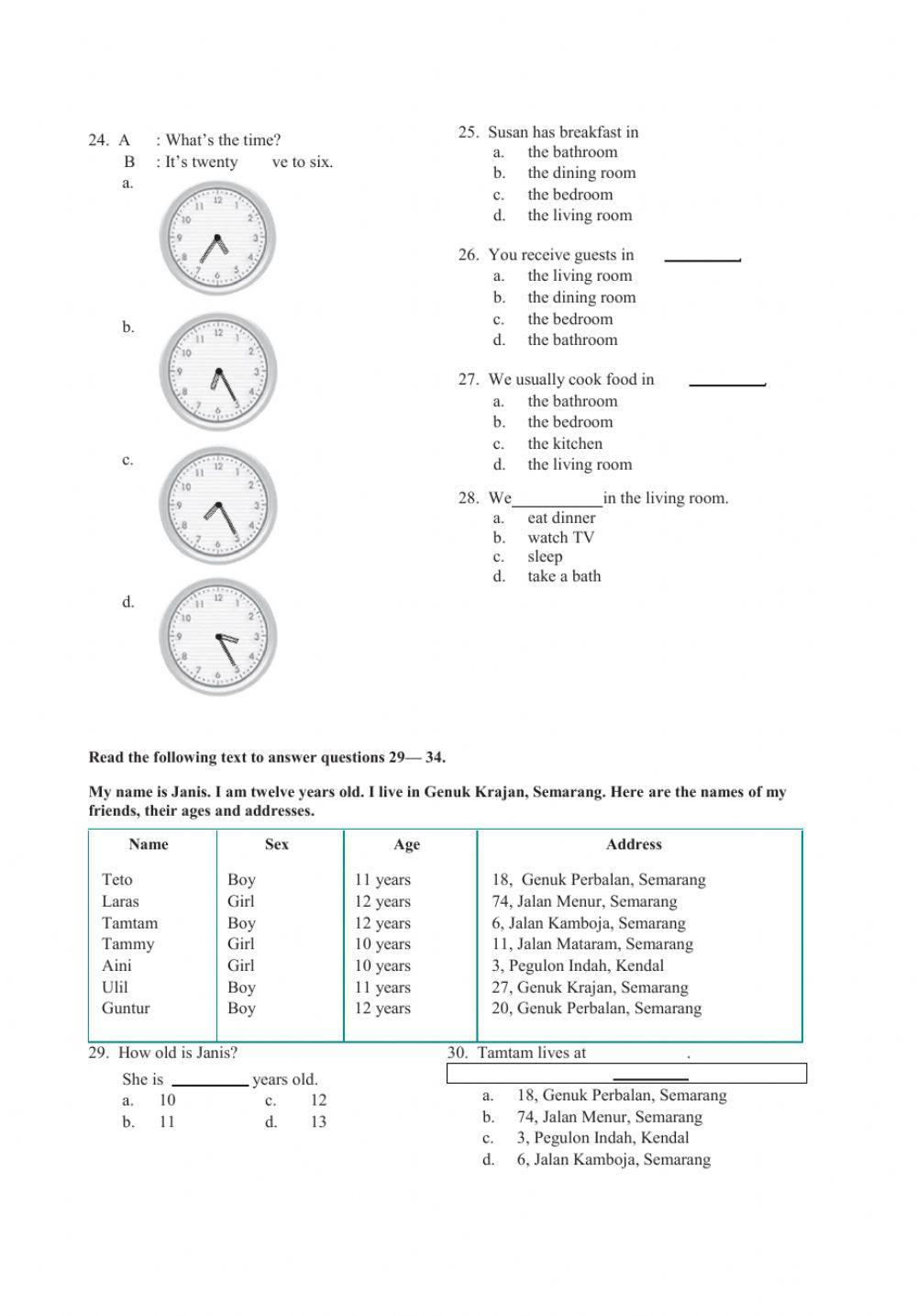 Ulangan Akhir Semester