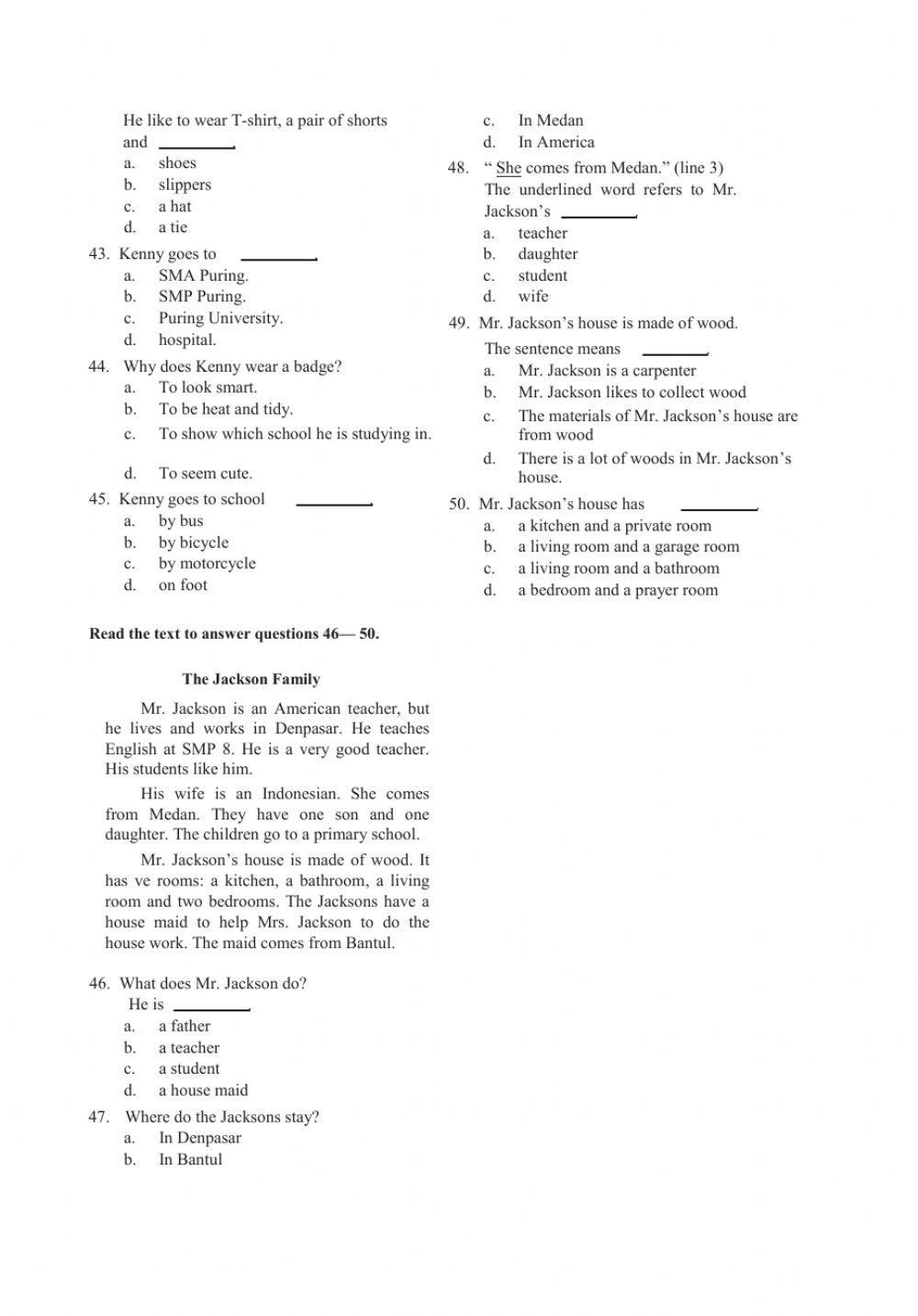 Ulangan Akhir Semester