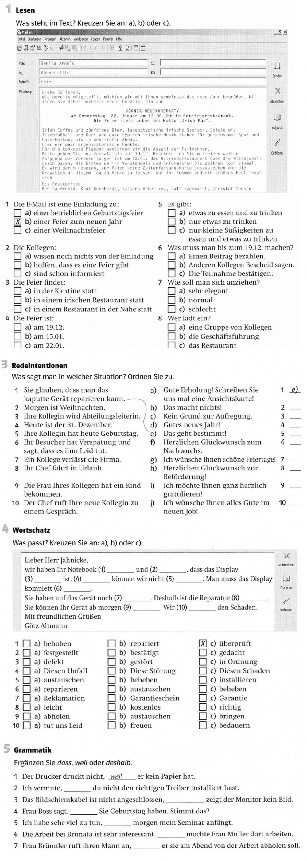 Unternehmen DE A1-A2 Unternehmen DE A1-A2