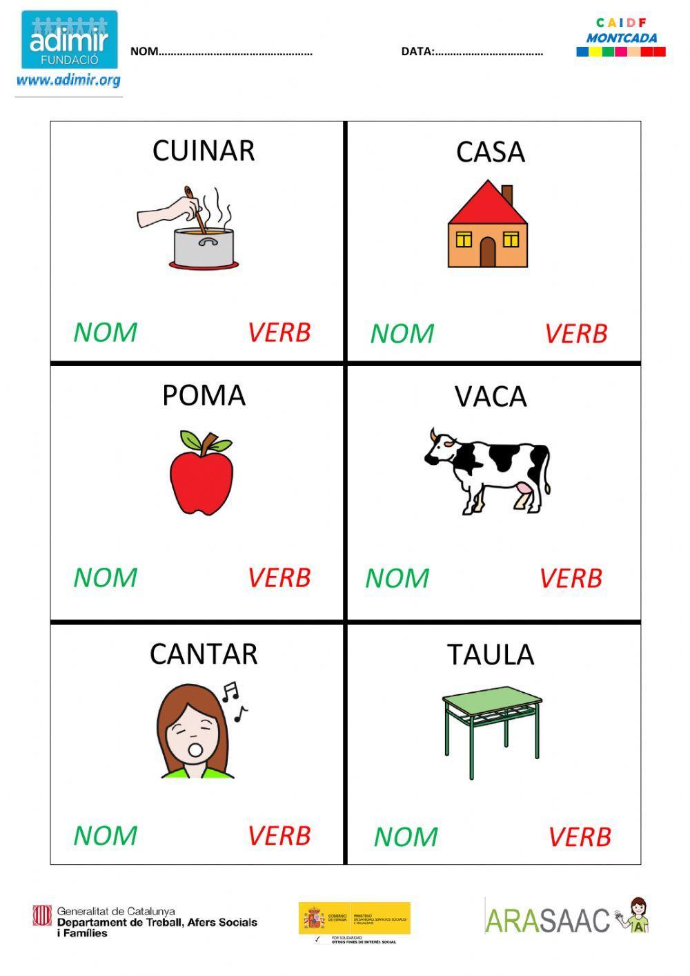 Nom i Verb