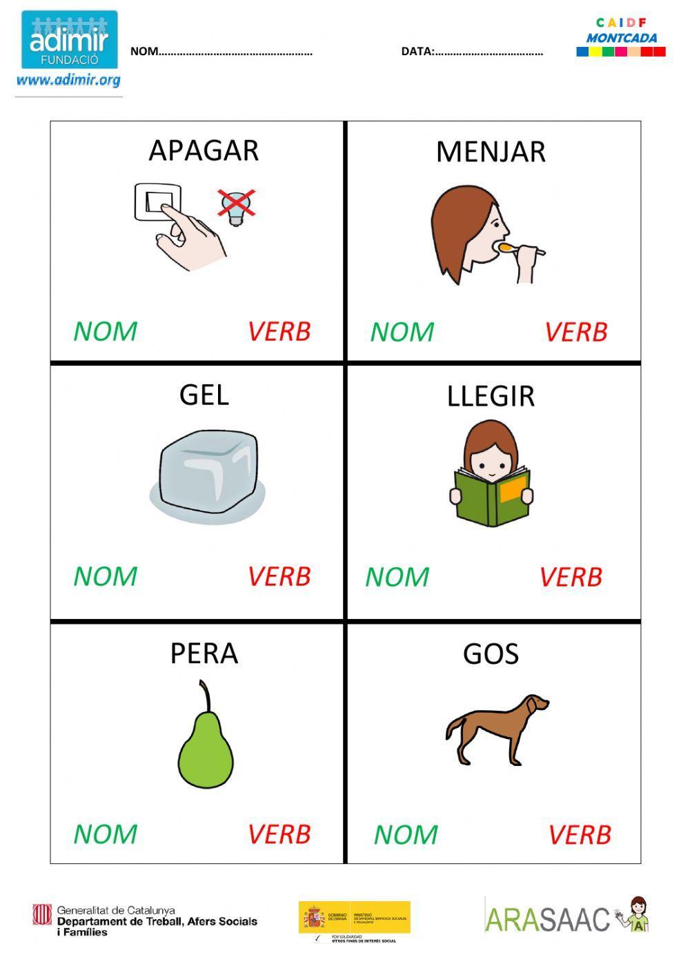 Nom i Verb