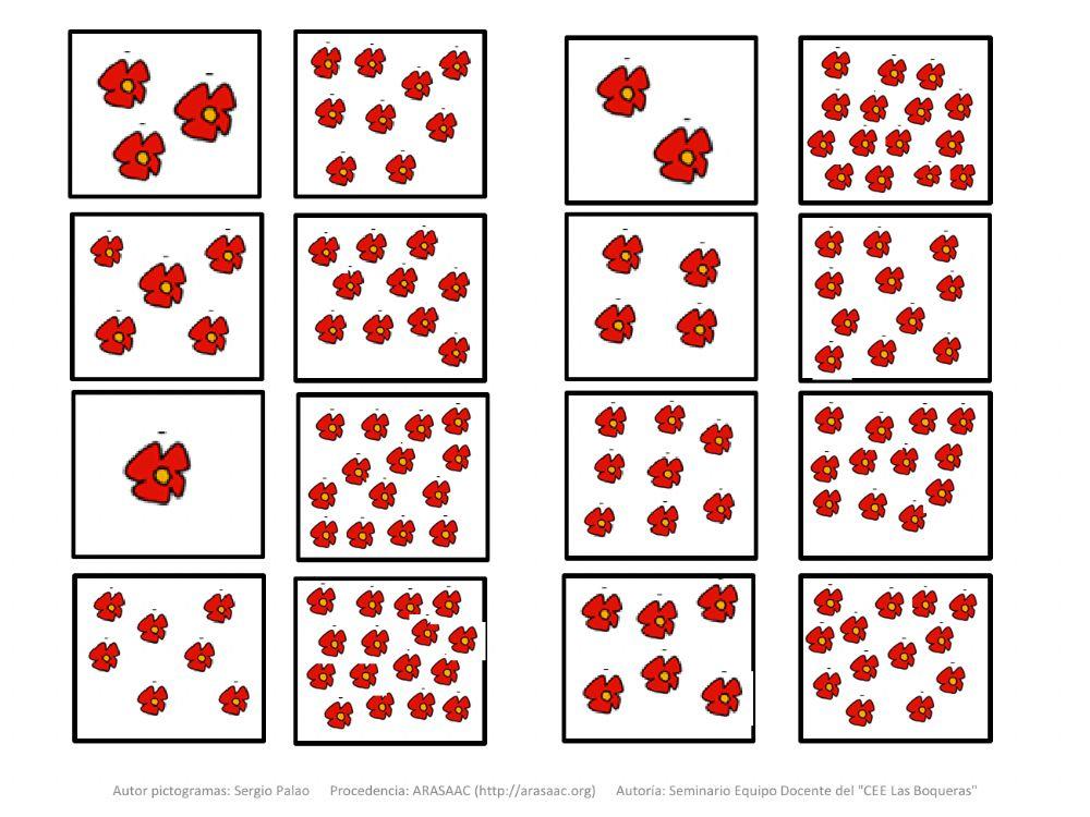 Material teacch asociar número cantidad (iI)