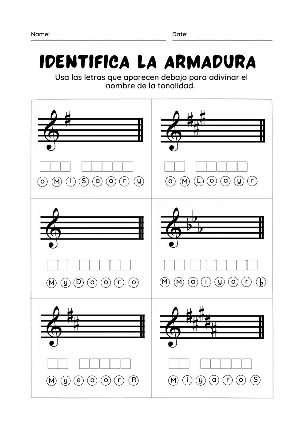 Deletrear tonalidades