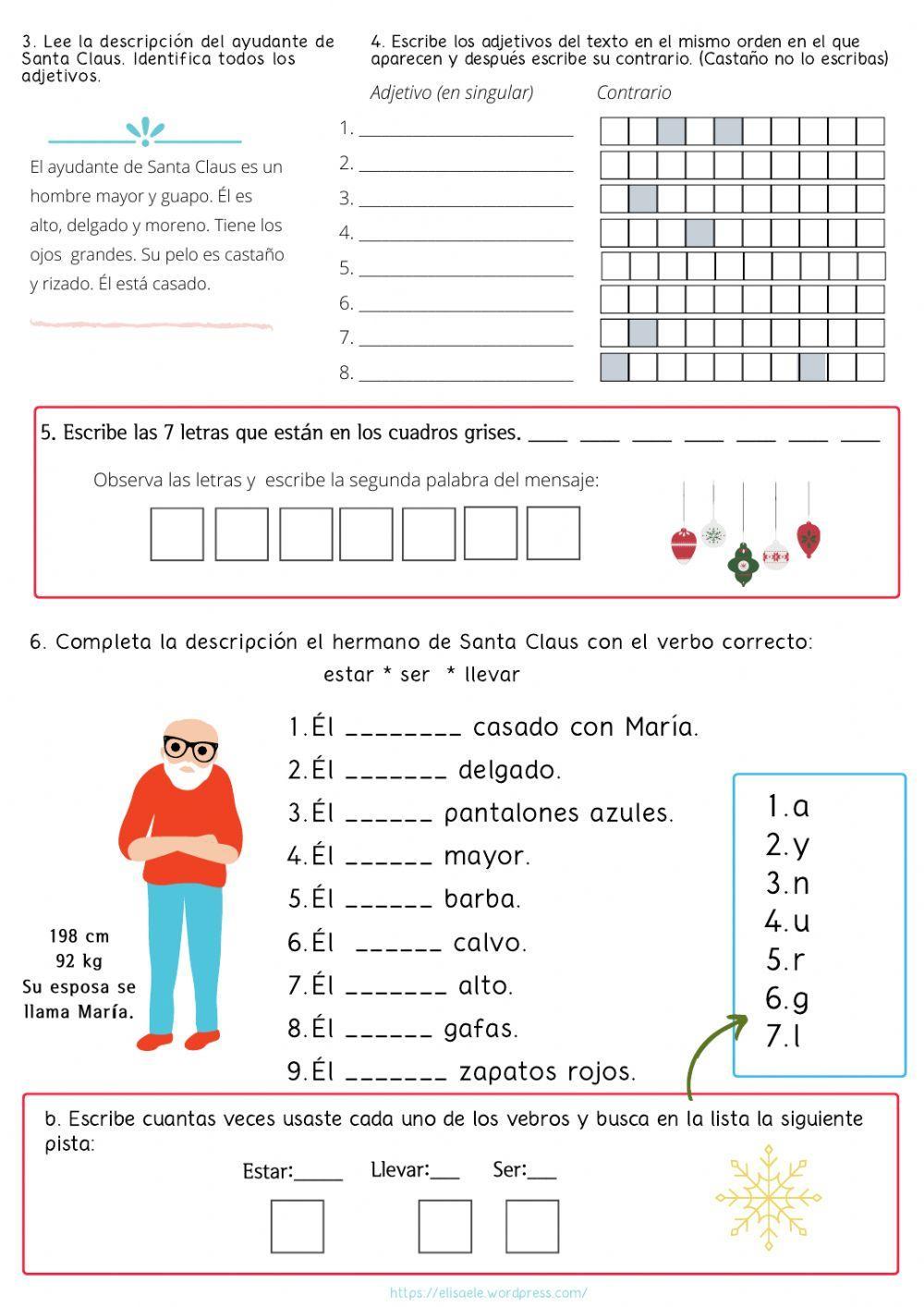 Repaso A1 con toque navideño