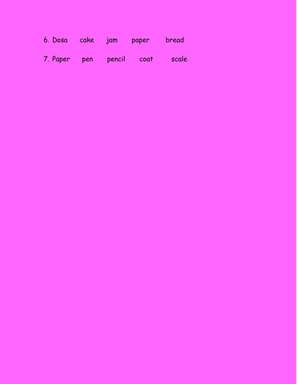 Nouns worksheet for 1 Live Worksheets