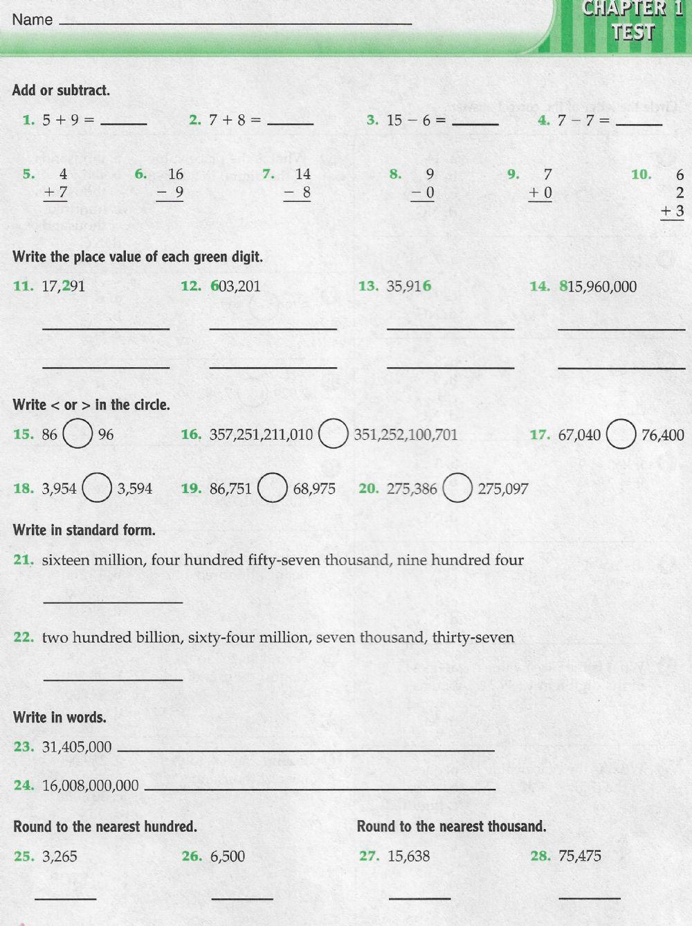 Review Grade 5 and 6 worksheet | Live Worksheets
